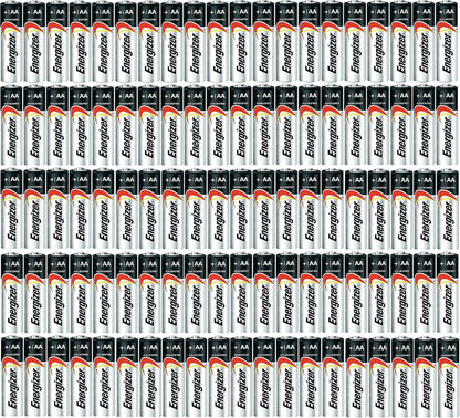 AA Max Alkaline E91 Batteries Made in USA - Expiration 12/2024 or Later - 100 Count
